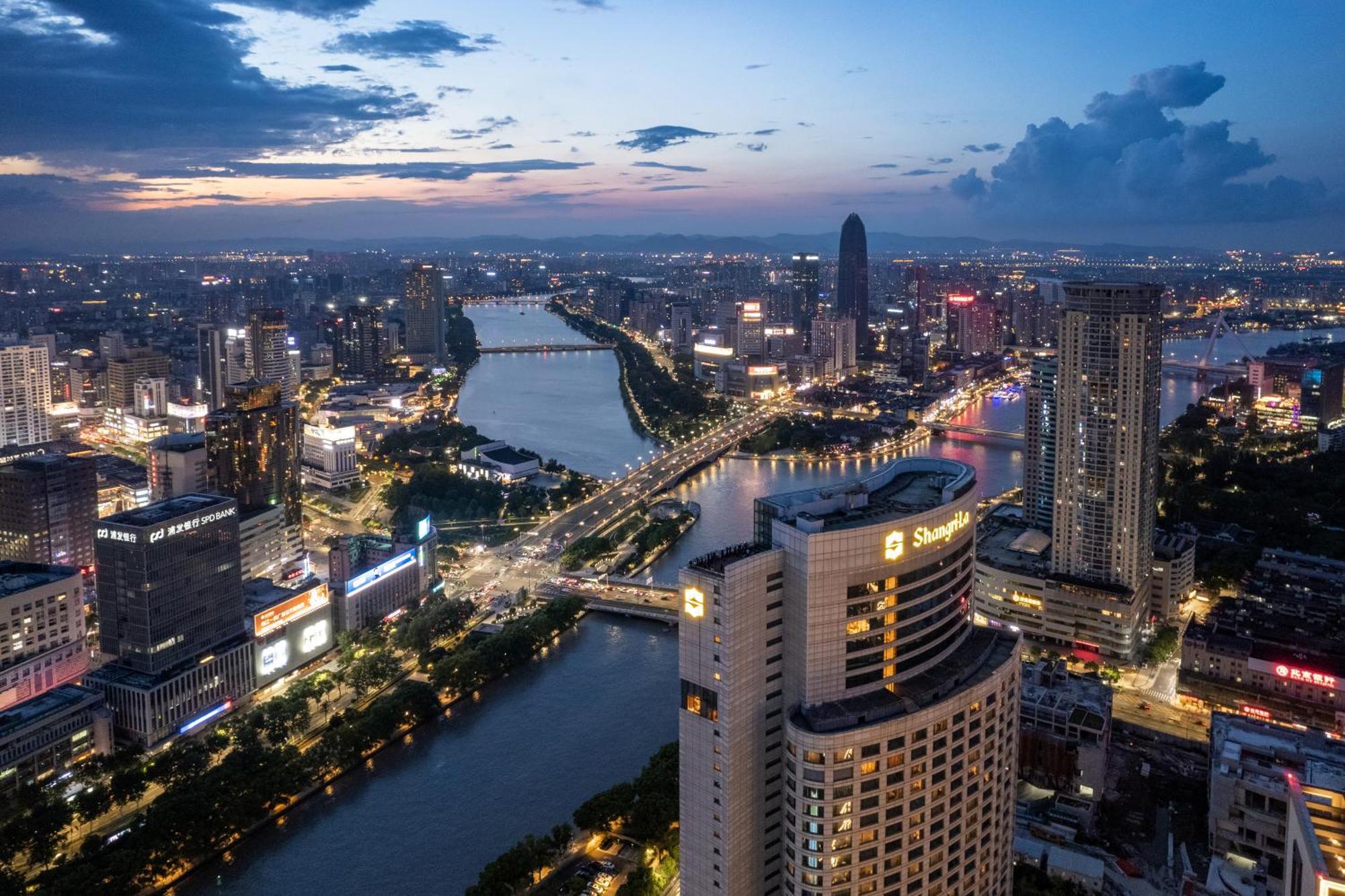 Shangri-La Ningbo - The Three Rivers Intersection Hotel Exterior photo